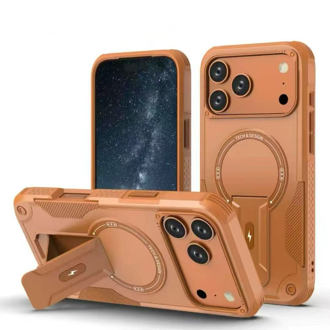 Heavy-Duty Mecha Style Magnetic Shockproof iPhone Case