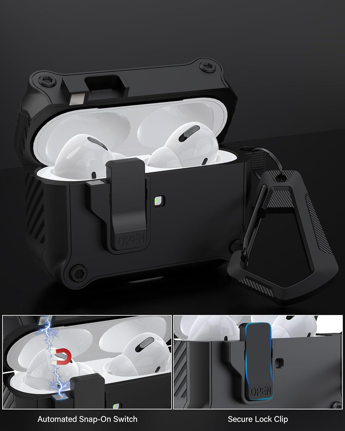Magnetic Suction Airpods Case-Eagle