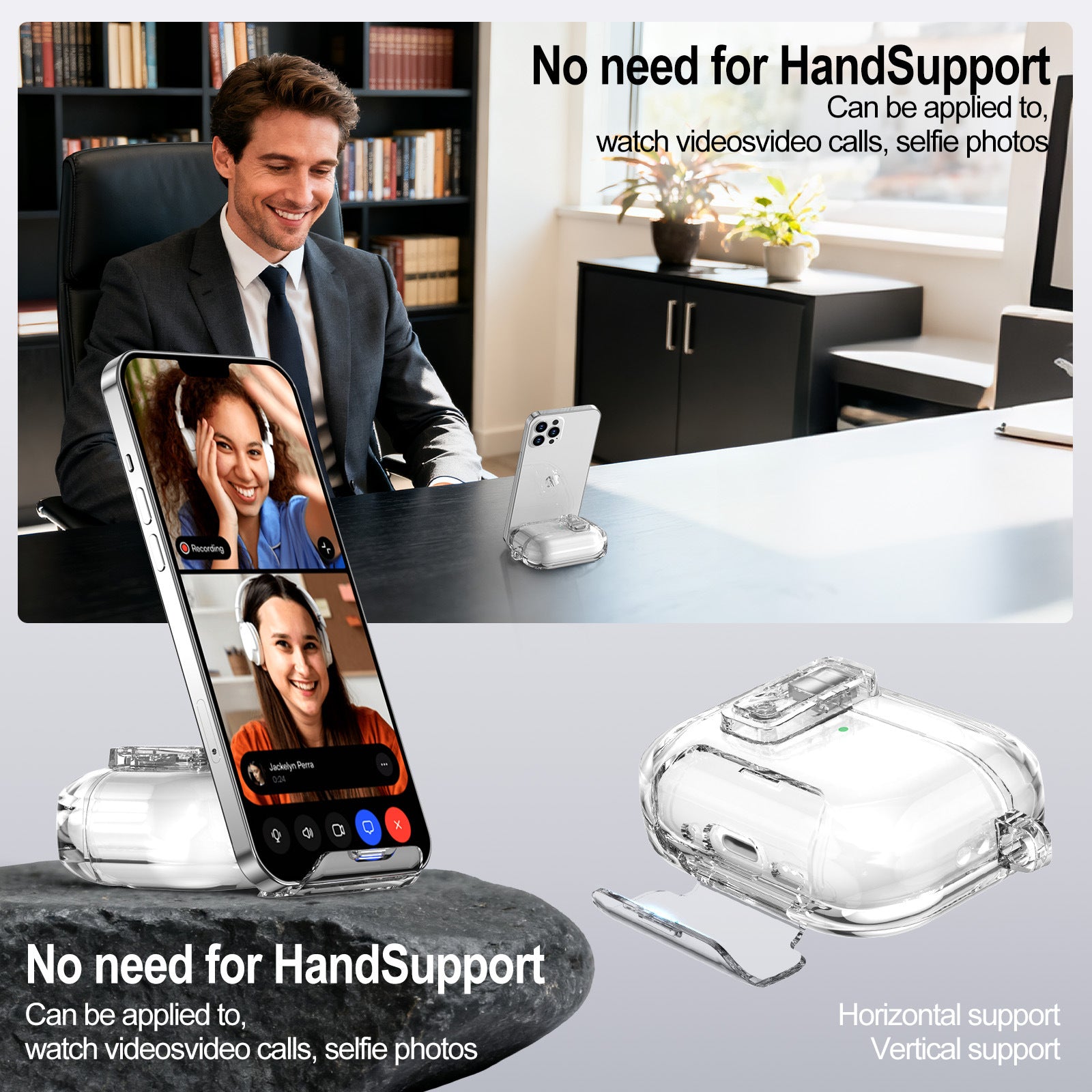 Magnetic Suction Airpods Case-Star