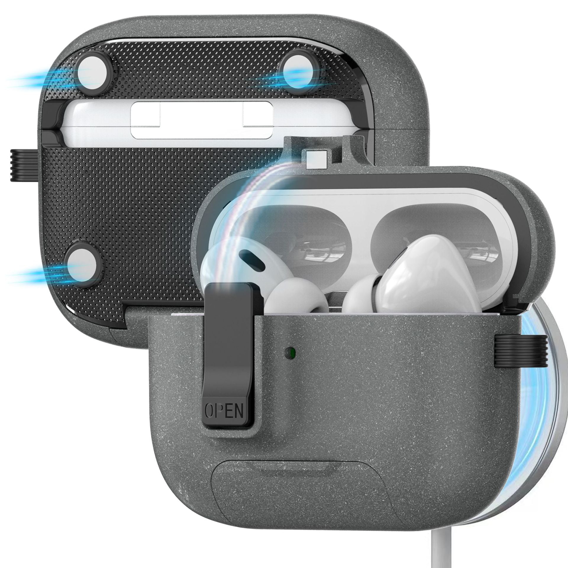 Magnetic Suction Airpods Case-Galaxy