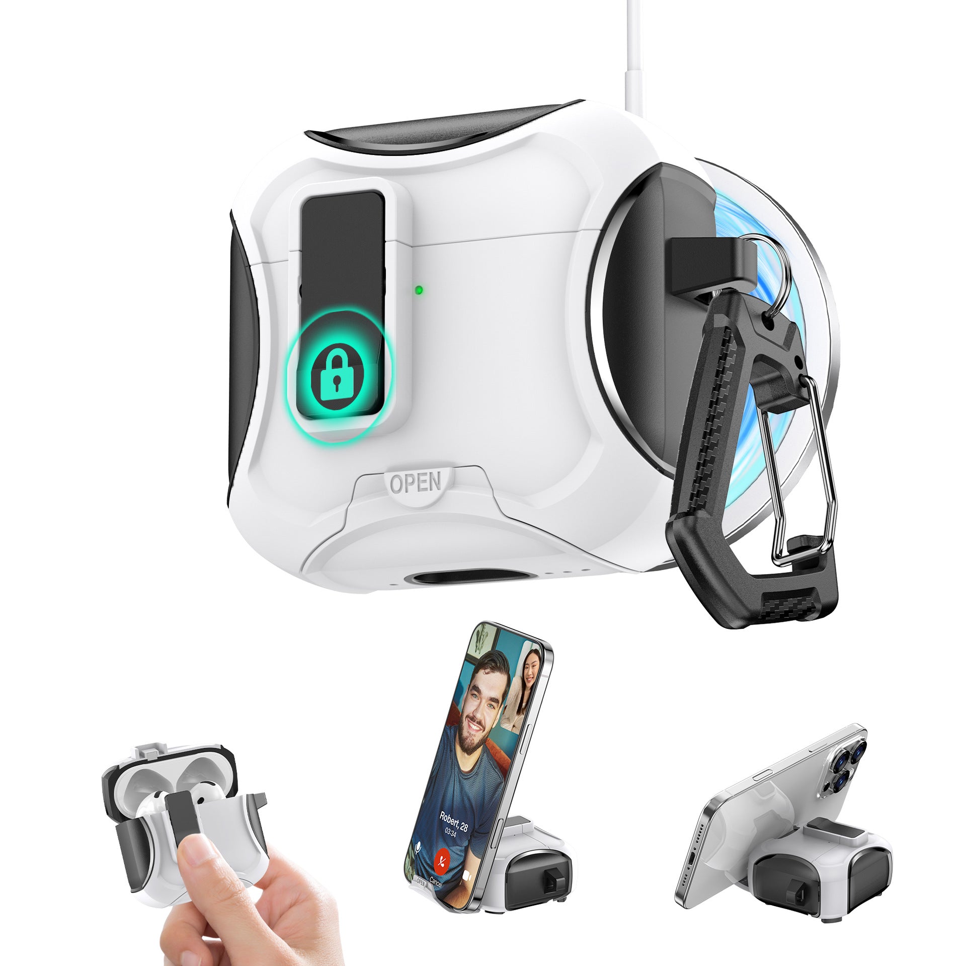 Magnetic Suction Airpods Case-Trailblazer