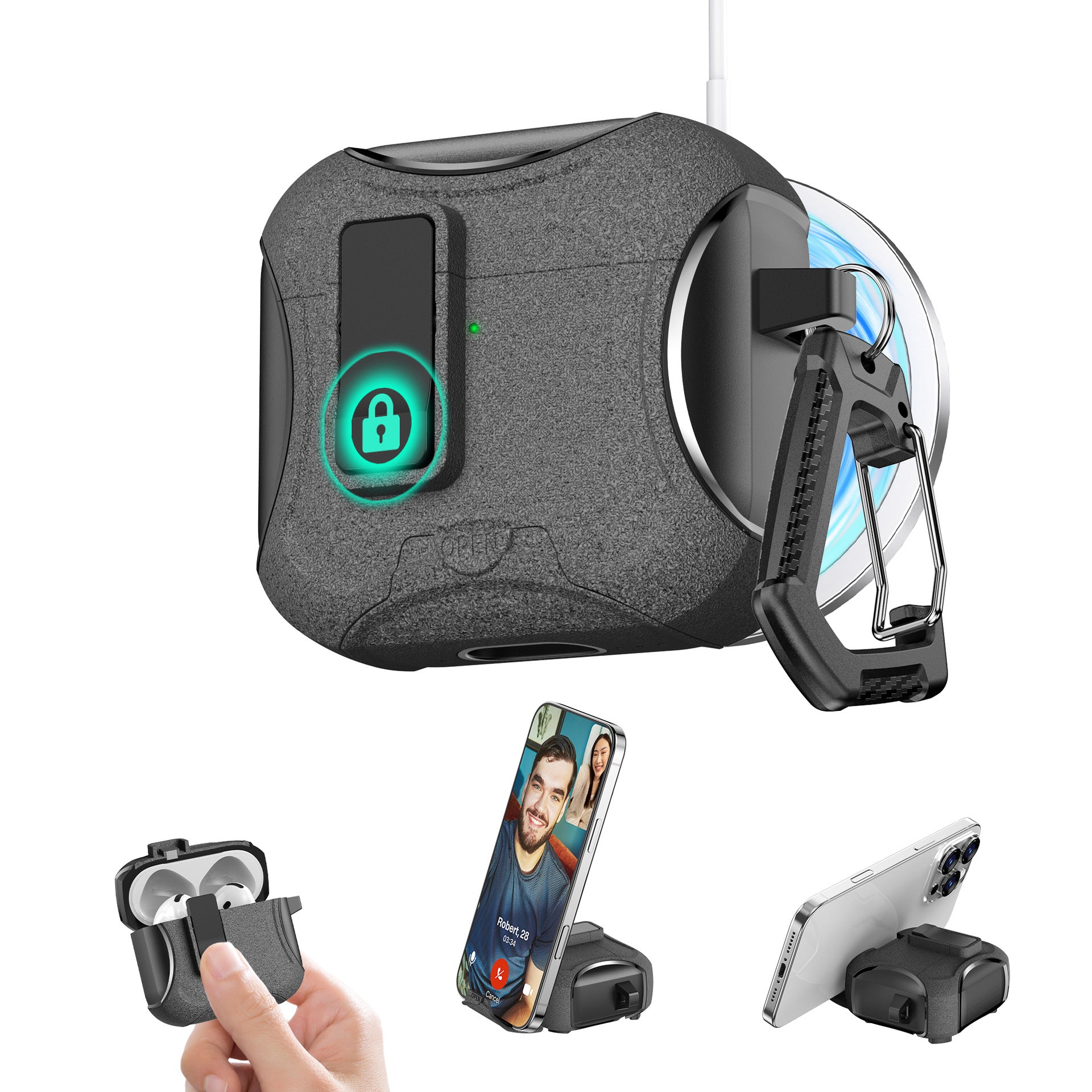 Magnetic Suction Airpods Case-Trailblazer