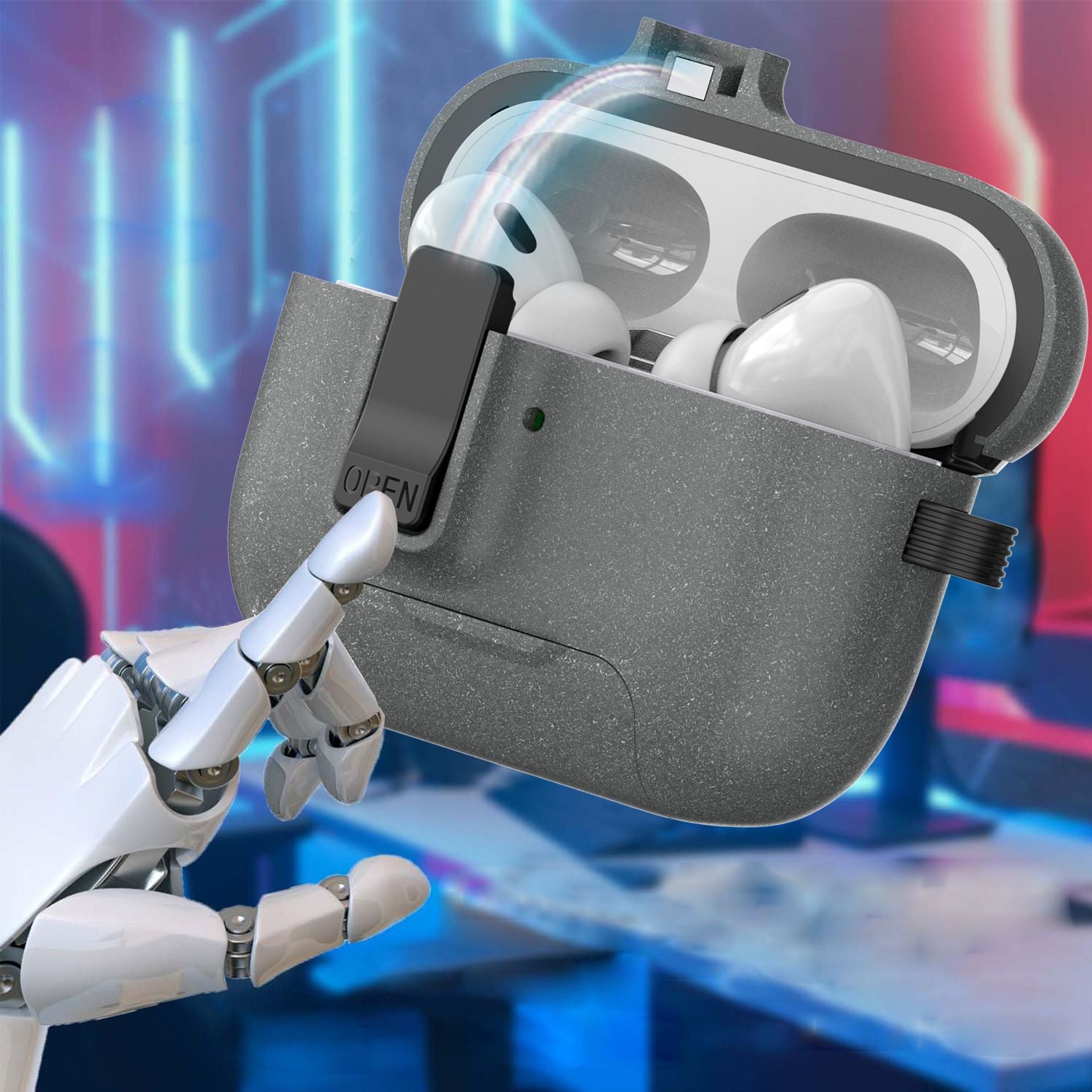 Magnetic Suction Airpods Case-Galaxy