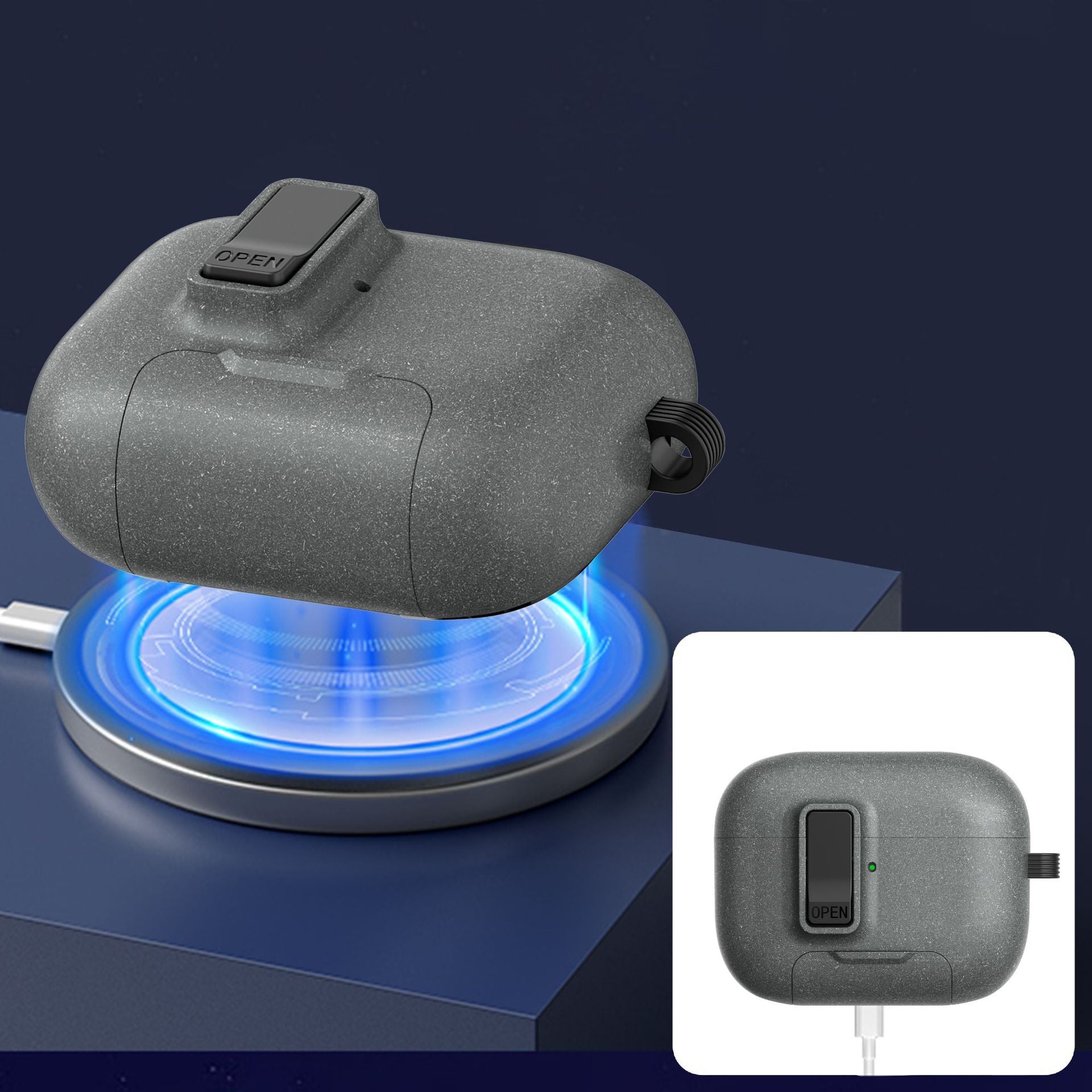 Magnetic Suction Airpods Case-Galaxy