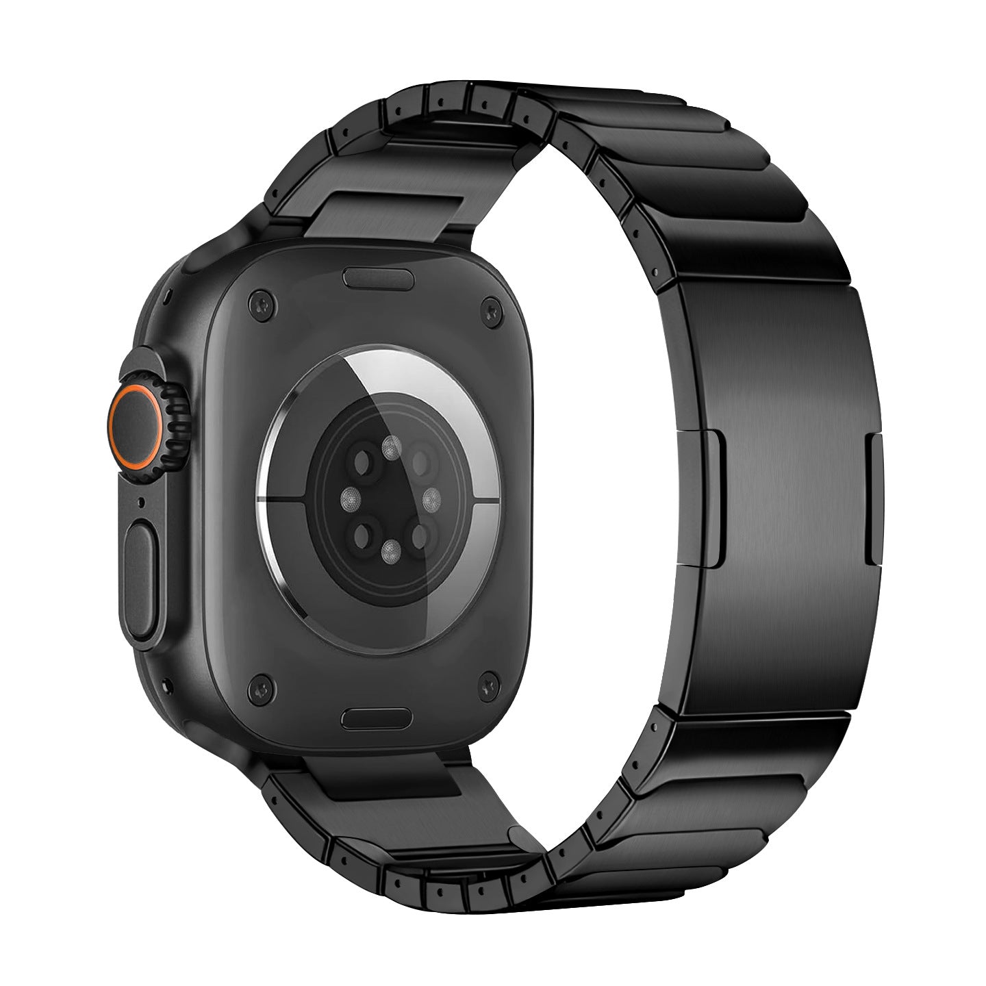 Stainless Steel Star-Shaped Guide Rail Side Disassembly with Apple Watch Band