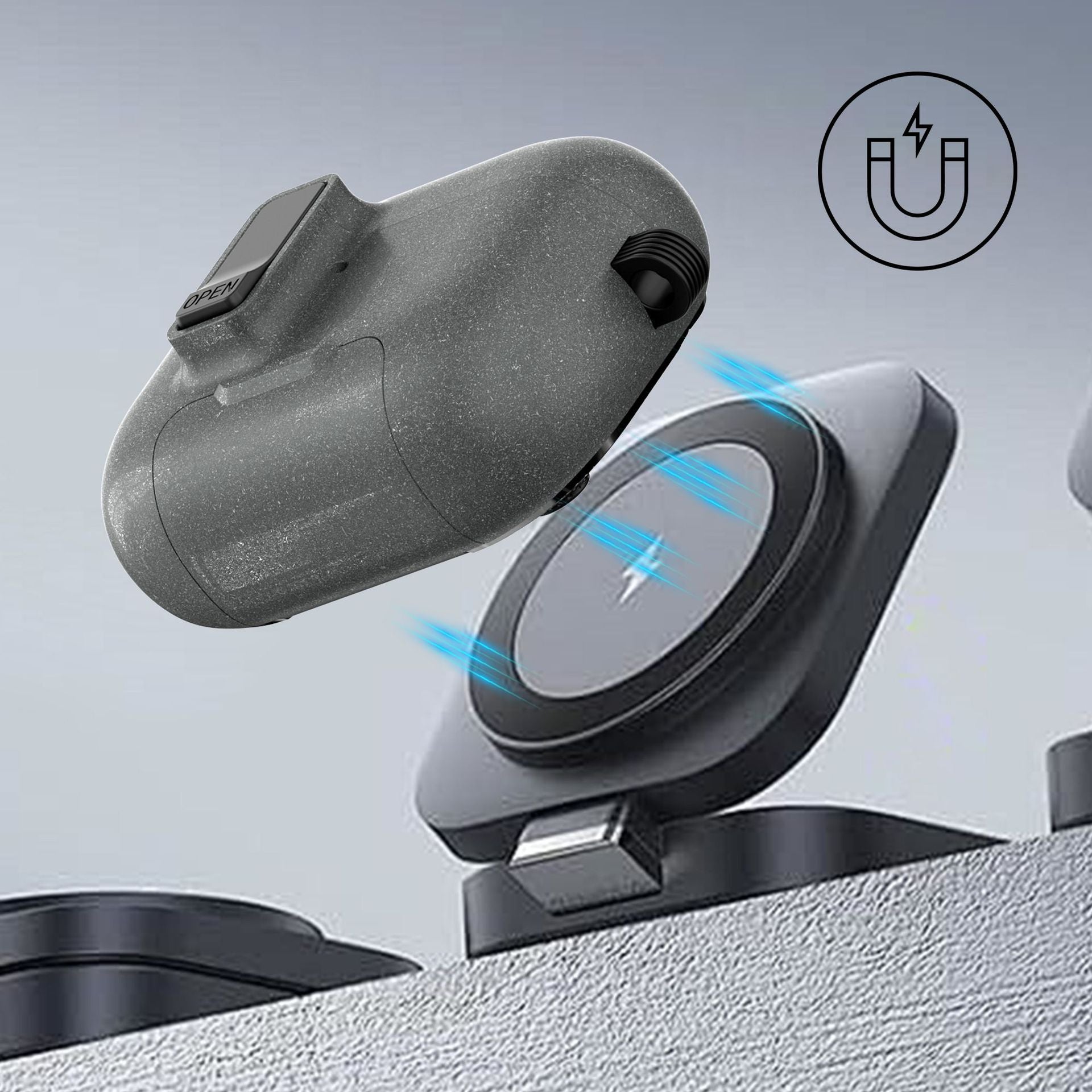 Magnetic Suction Airpods Case-Galaxy