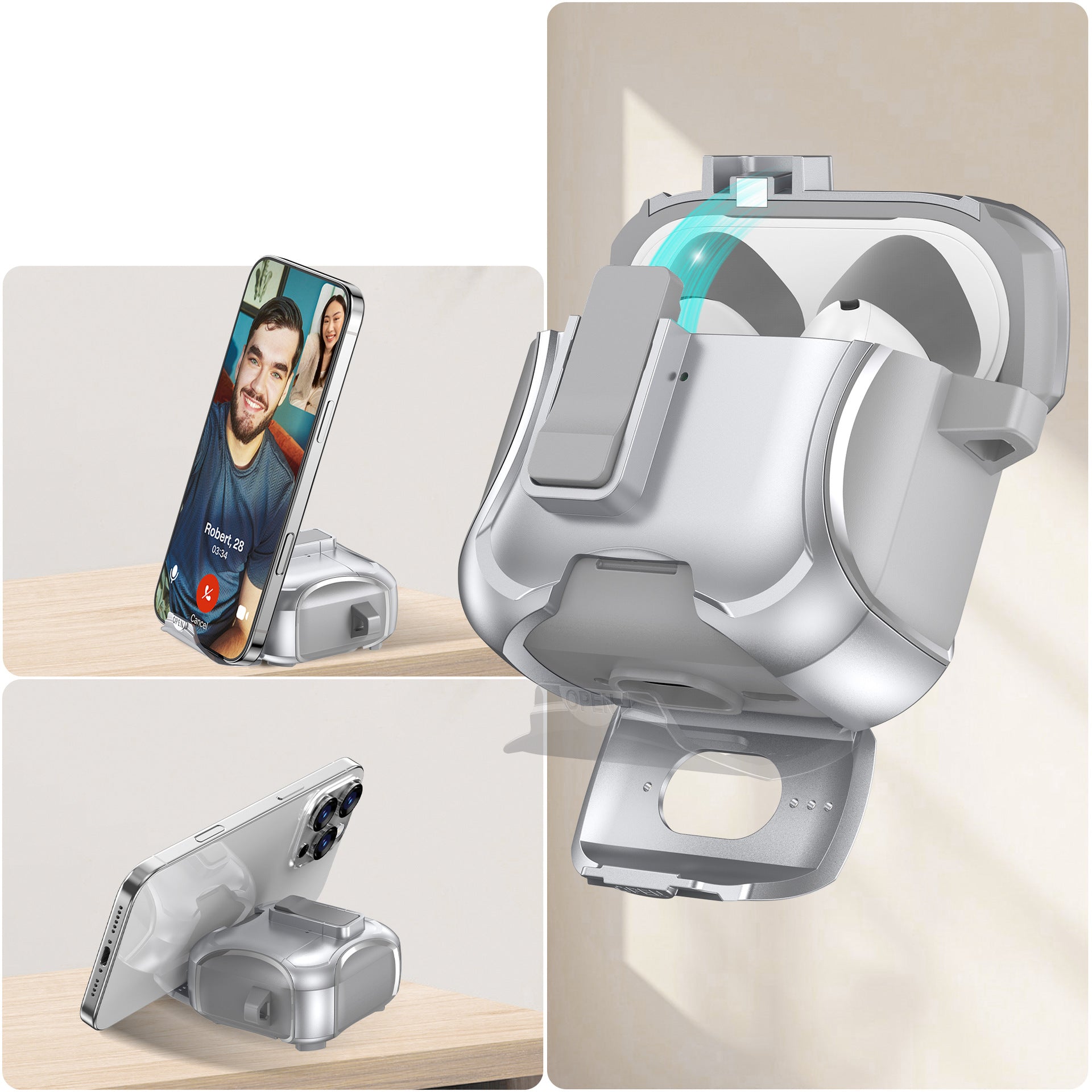 Magnetic Suction Airpods Case-Trailblazer