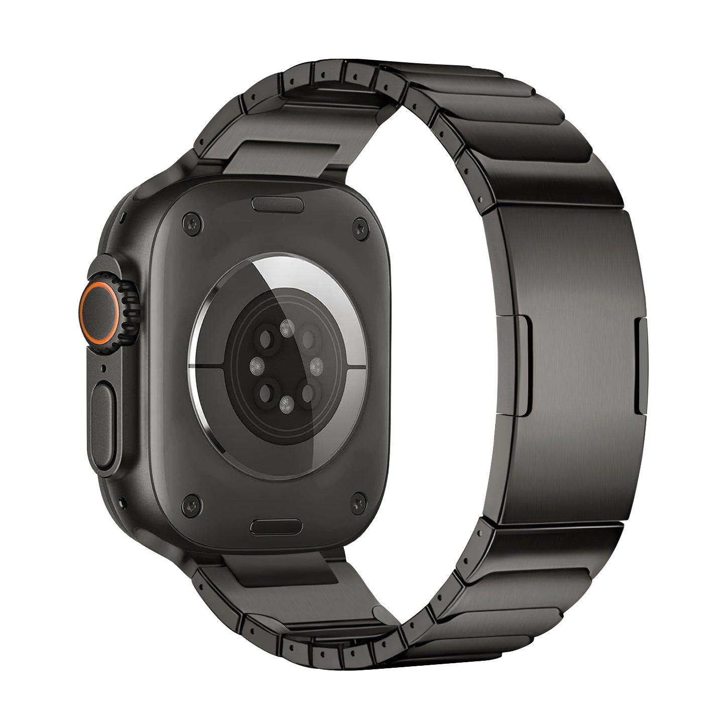 Stainless Steel Star-Shaped Guide Rail Side Disassembly with Apple Watch Band