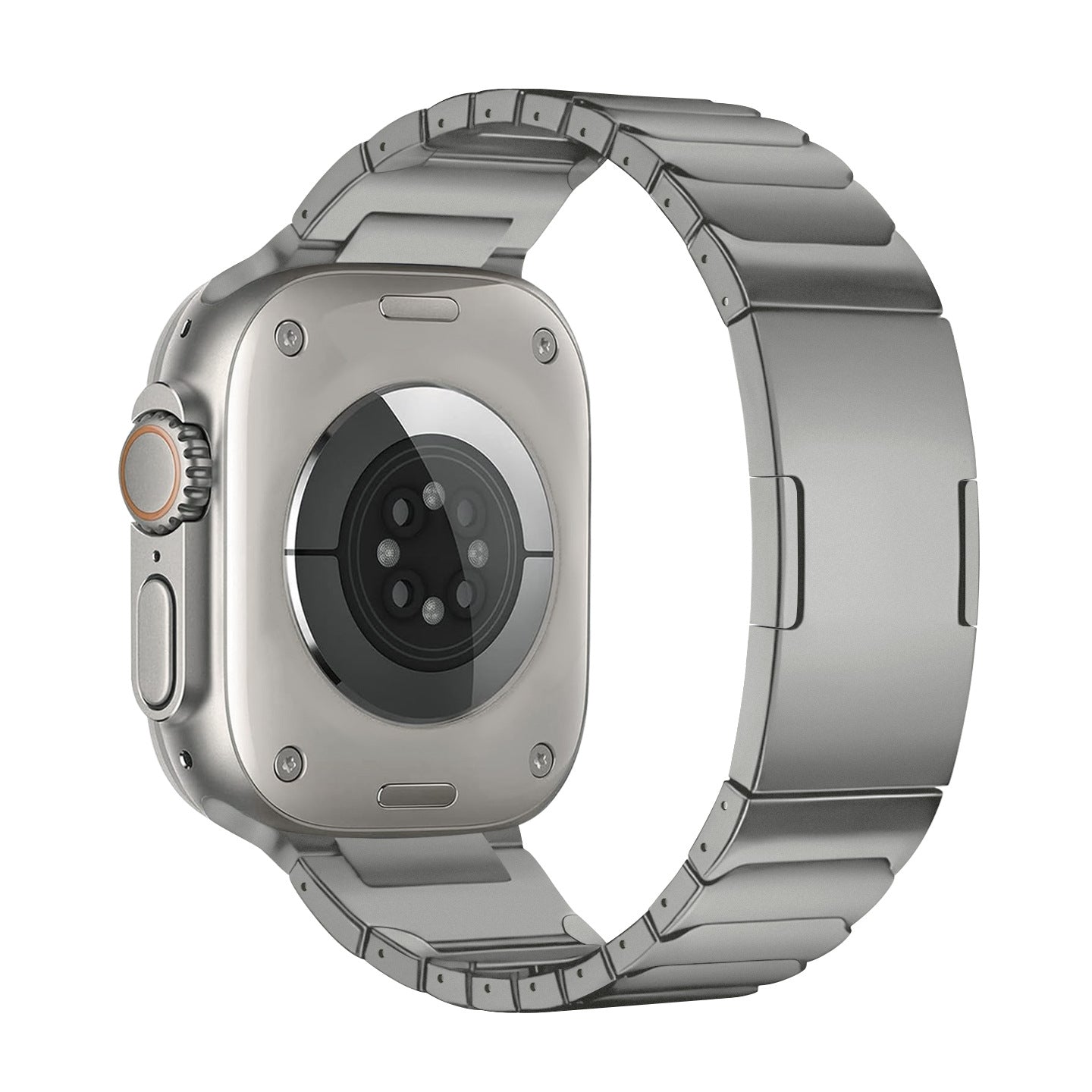 Stainless Steel Star-Shaped Guide Rail Side Disassembly with Apple Watch Band